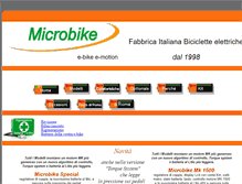 Tablet Screenshot of microbike.it